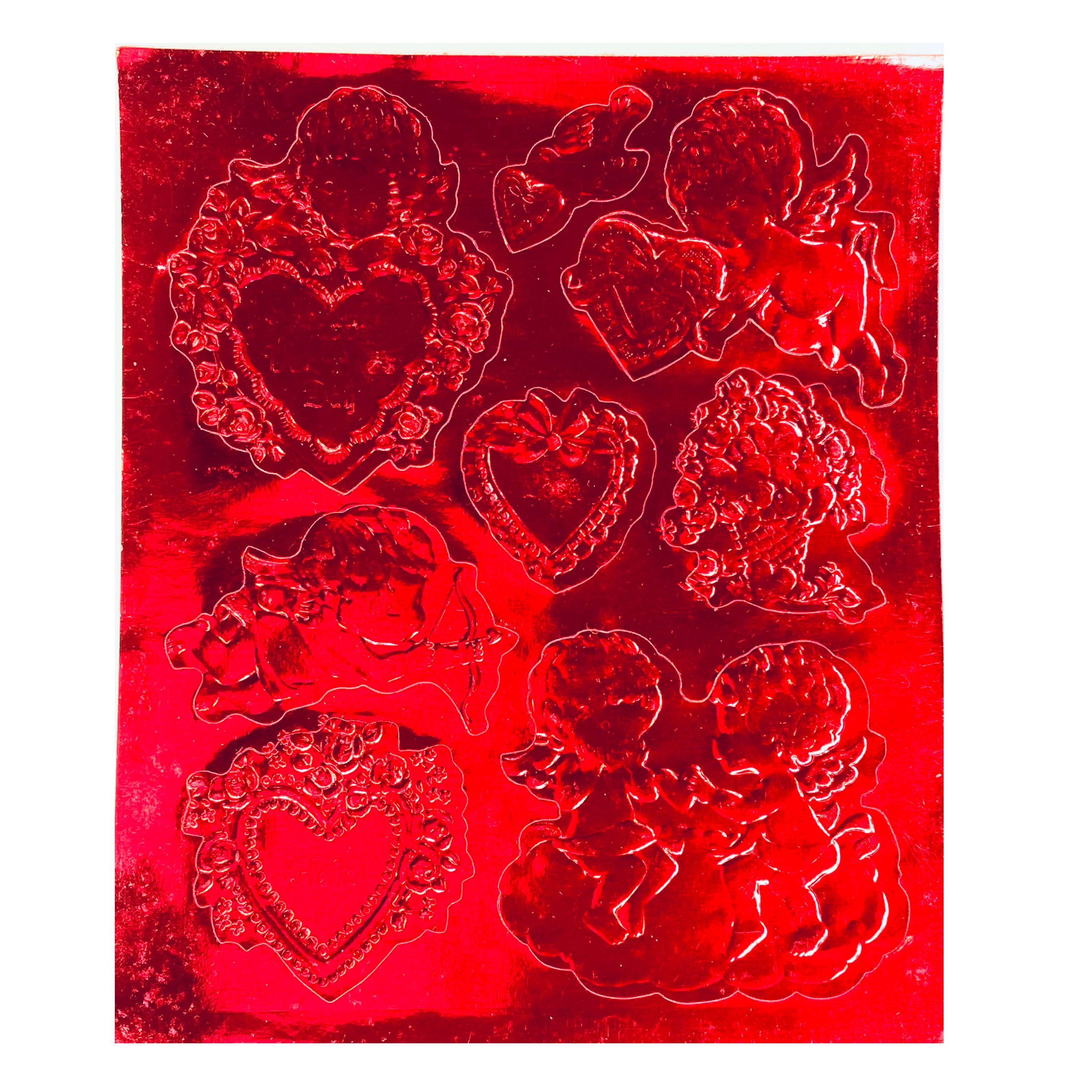 C189 Red Foil Valentine – Violette Stickers