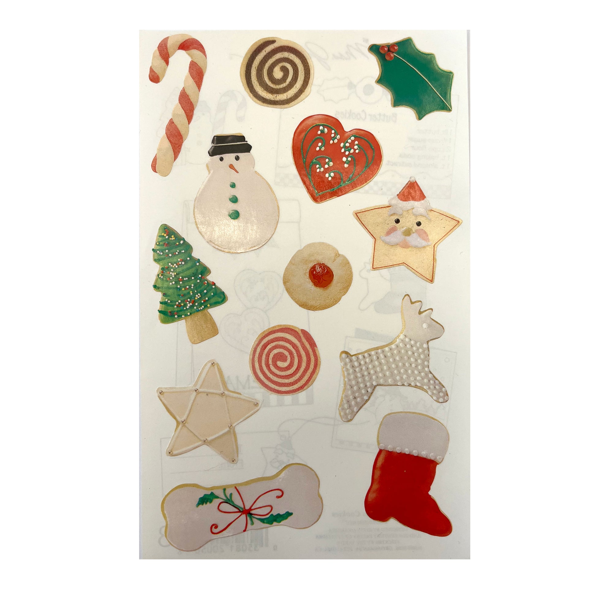 Mrs. Grossman's: Christmas Sugar Cookie Stickers – Sticker Stash Outlet