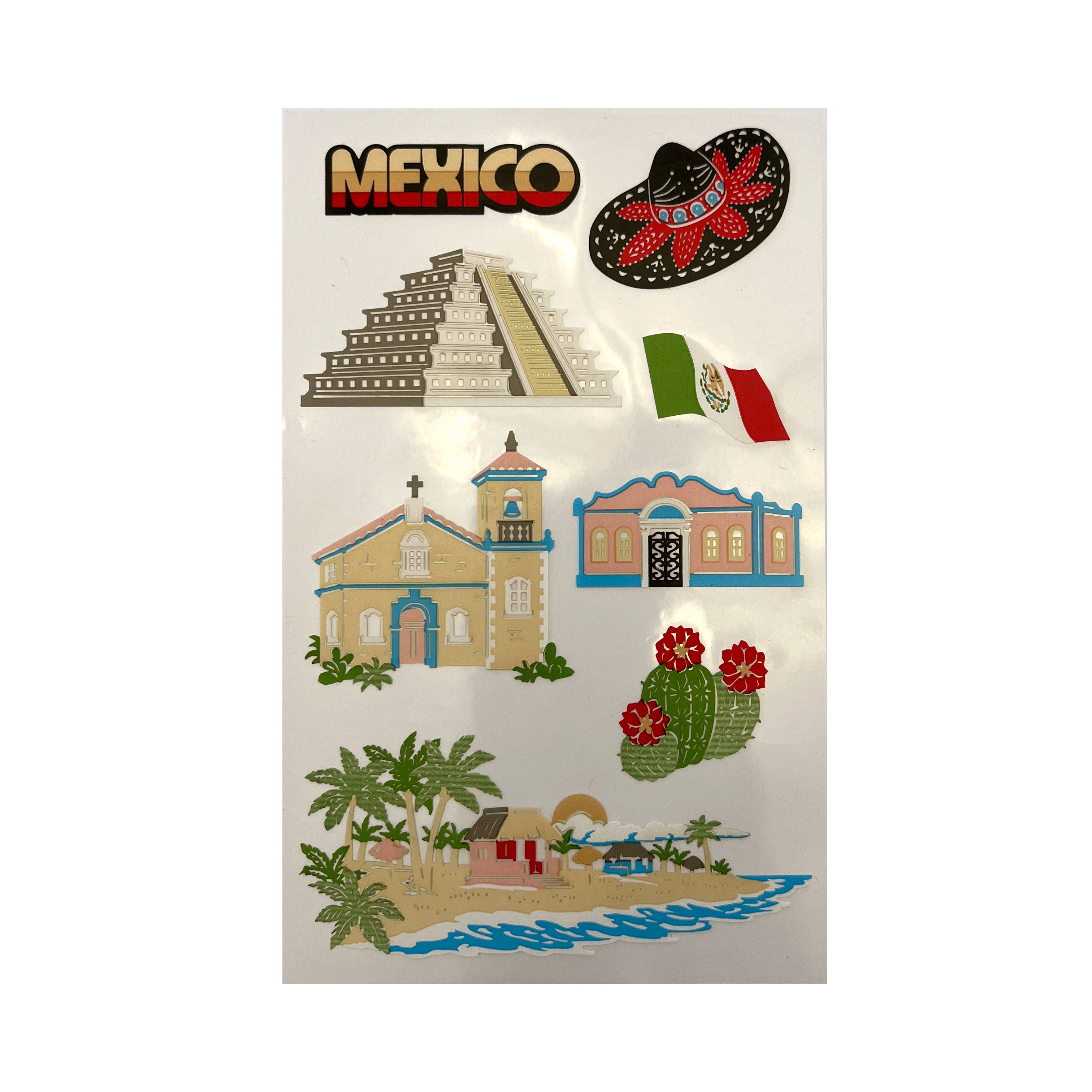 Mexico Travel Sticker Sheet – Sticker Stash Outlet