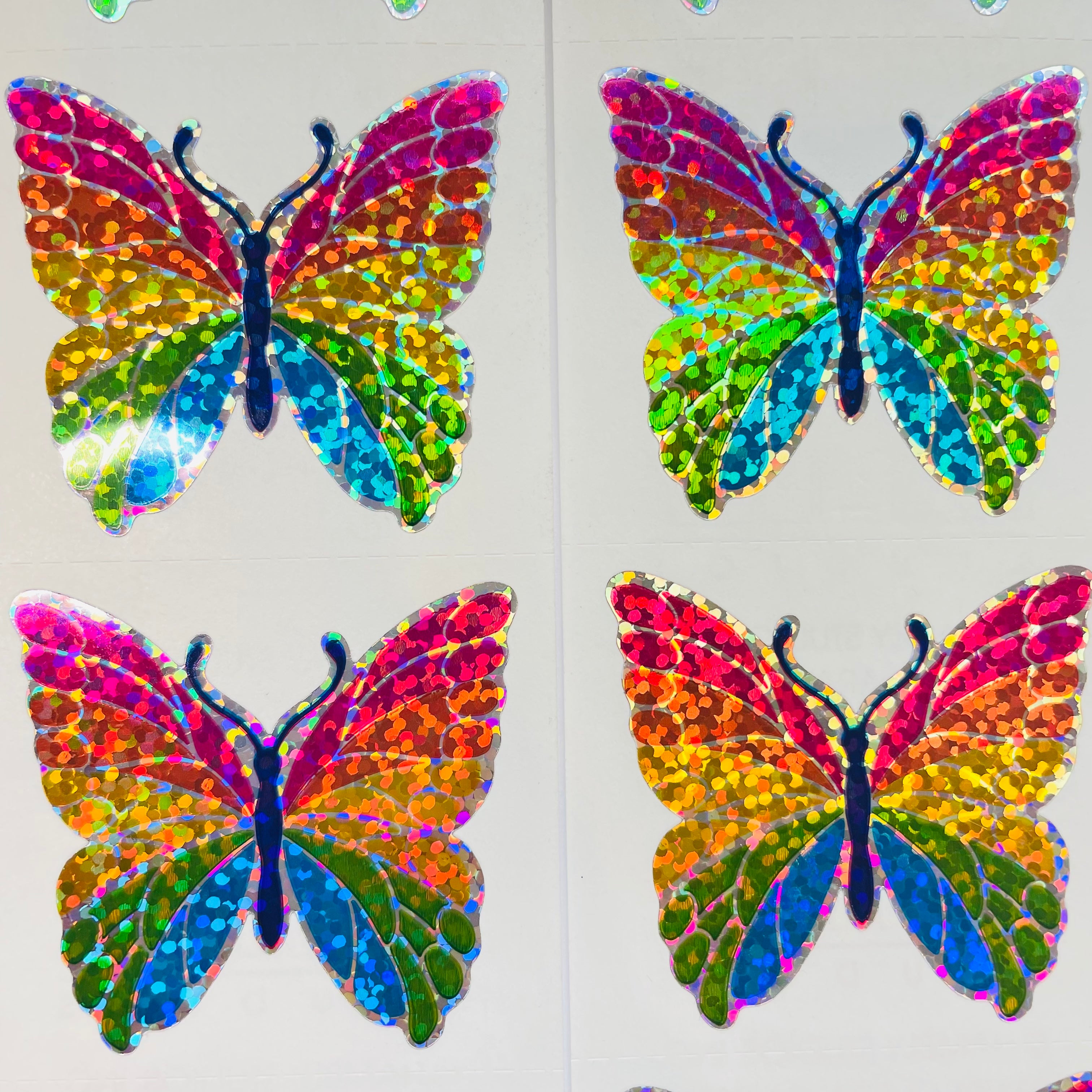 Vintage Current Stickers 5 Sheets outlet 1981 1984 Rainbow Butterfly Novelty Missing 2