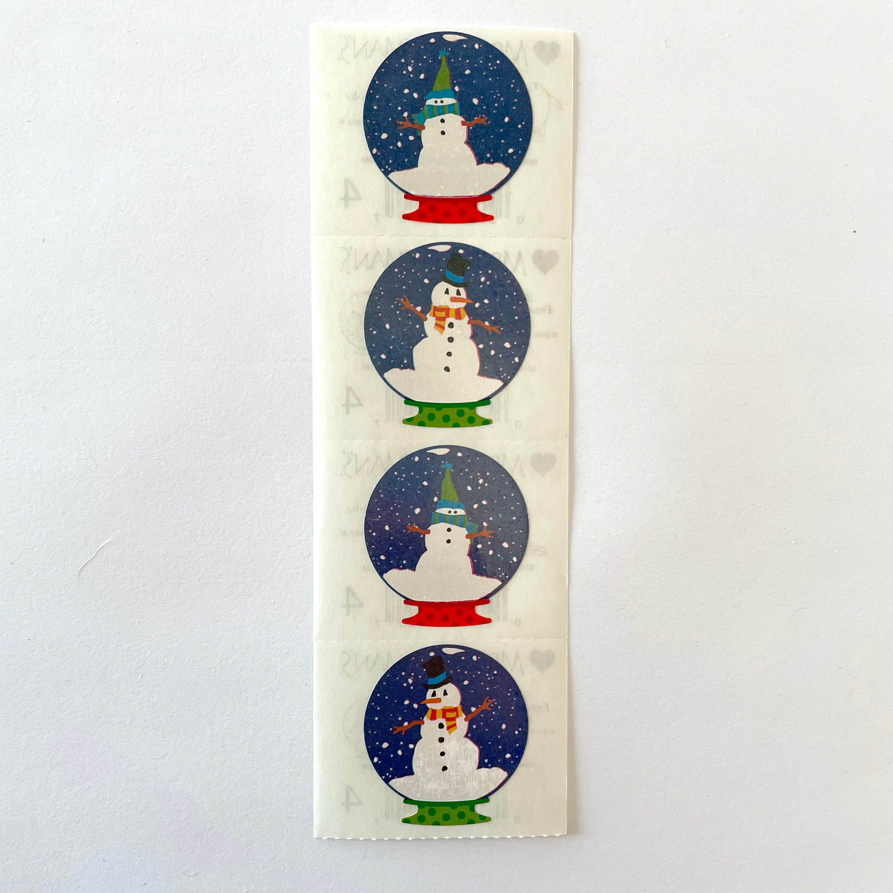 Mrs Grossmans Christmas Scene One Frosty Snowglobe Stickers