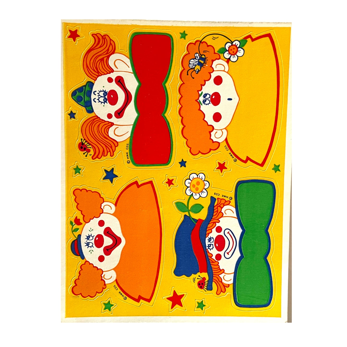 HALLMARK: Funny Clown Head Stickers