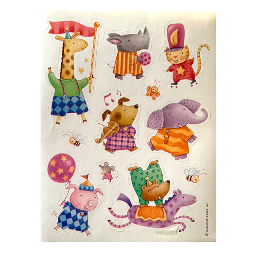 HALLMARK: Rub Off Whimsical Animal Stickers – Sticker Stash Outlet