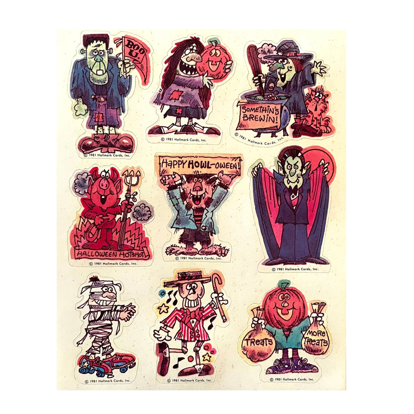 HALLMARK: Halloween Monster Stickers