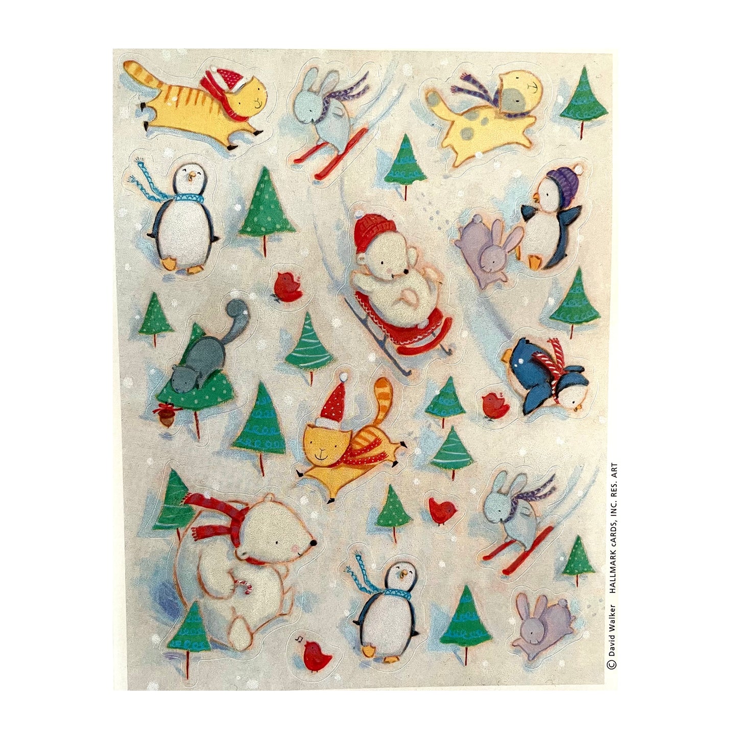 HALLMARK: Christmas Outdoor Fun Stickers