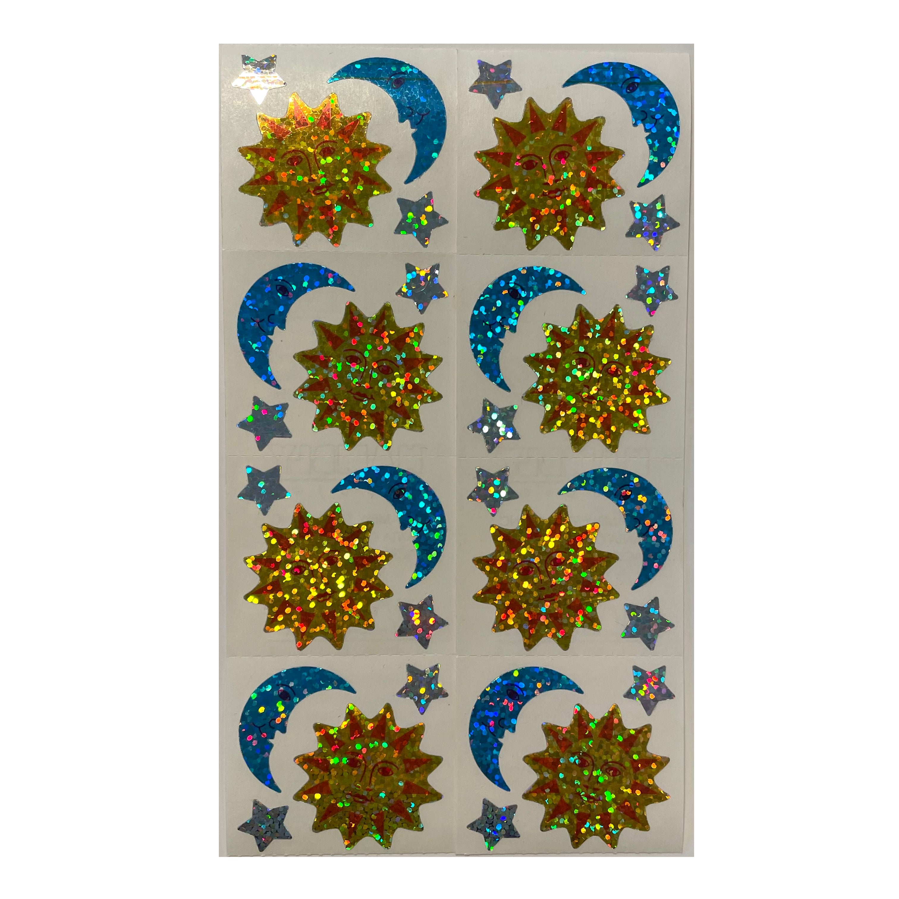 HAMBLY: Sun,Moon and Stars glitter stickers – Sticker Stash Outlet