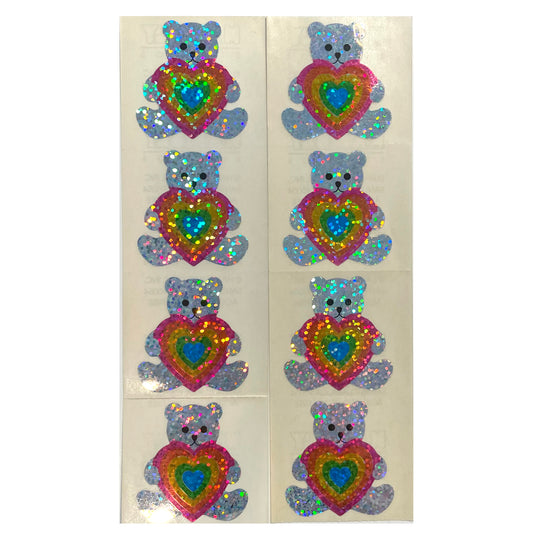 HAMBLY: Rainbow glitter stickers